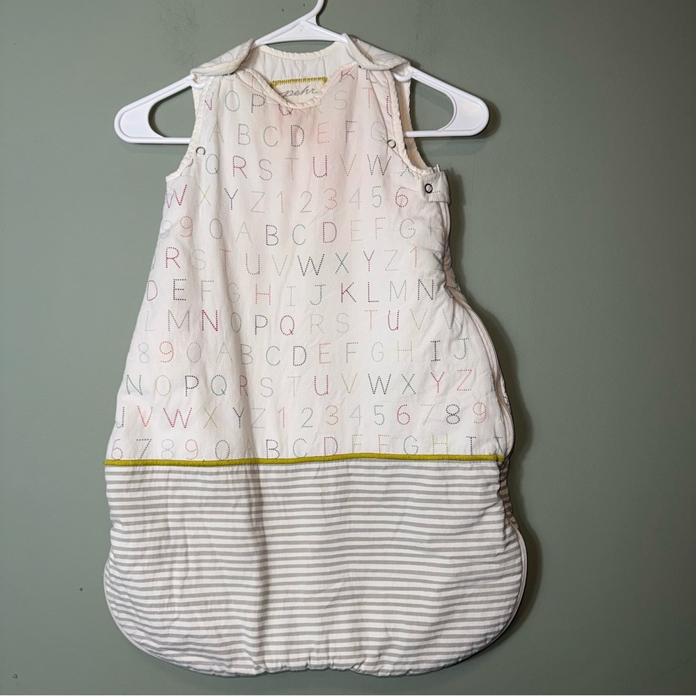 Pehr‎ Baby ABC Sleep Sack Gender Neutral 0-9 months